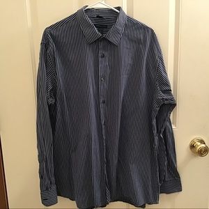 Van Heusen Studio Slim Fit Striped Dress Shirt